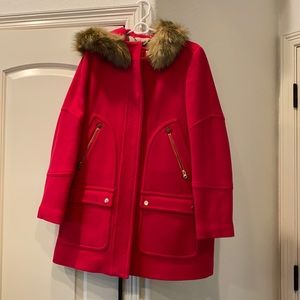 J Crew Italian Stadium Cloth Nello Cori Coat